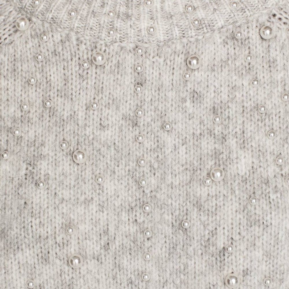 Zara Faux Pearl Sweater - Picture 7 of 9